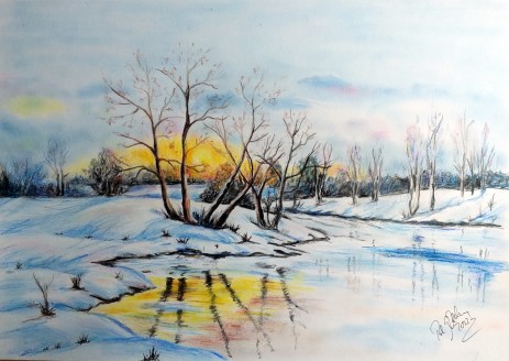 Winter am Teich-mini